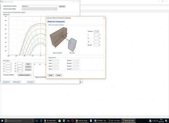 Establecer las sombras del edificio